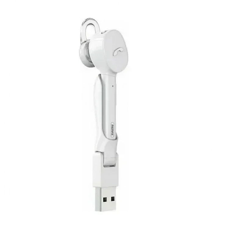 Remax RB-T27 In-ear Bluetooth Handsfree Λευκό