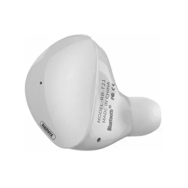 Remax RB-T21 In-ear Bluetooth Handsfree Λευκό