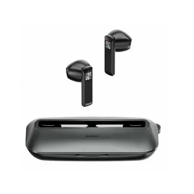 Remax TWS-28 Earbud Bluetooth Handsfree Γκρι