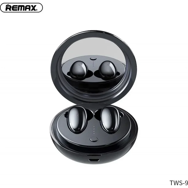 Remax TWS-9 In-ear Bluetooth Handsfree Μαύρο
