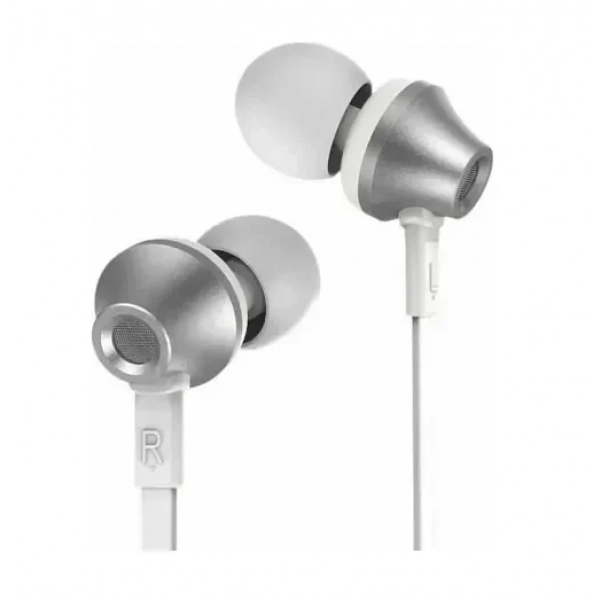 Remax RM-610D In-ear Handsfree με Βύσμα 3.5mm Ασημί