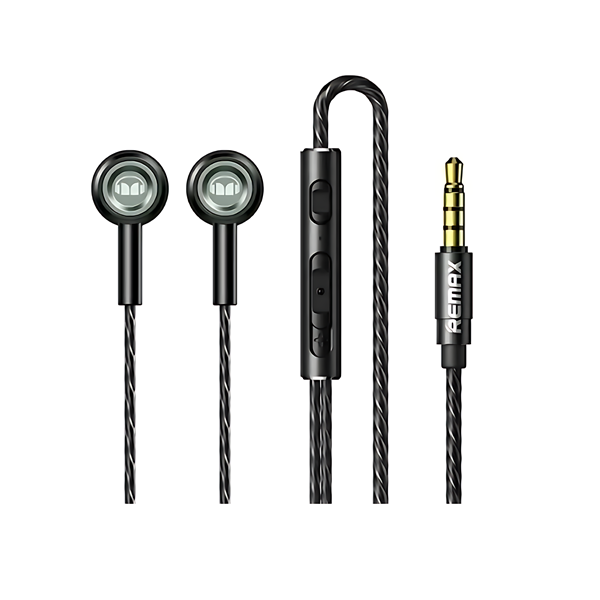 Remax RM-598 In-ear Handsfree με Βύσμα 3.5mm Μαύρο