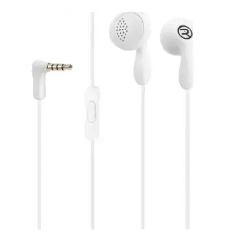 Remax RM-301 Earbuds Handsfree με Βύσμα 3.5mm Λευκό