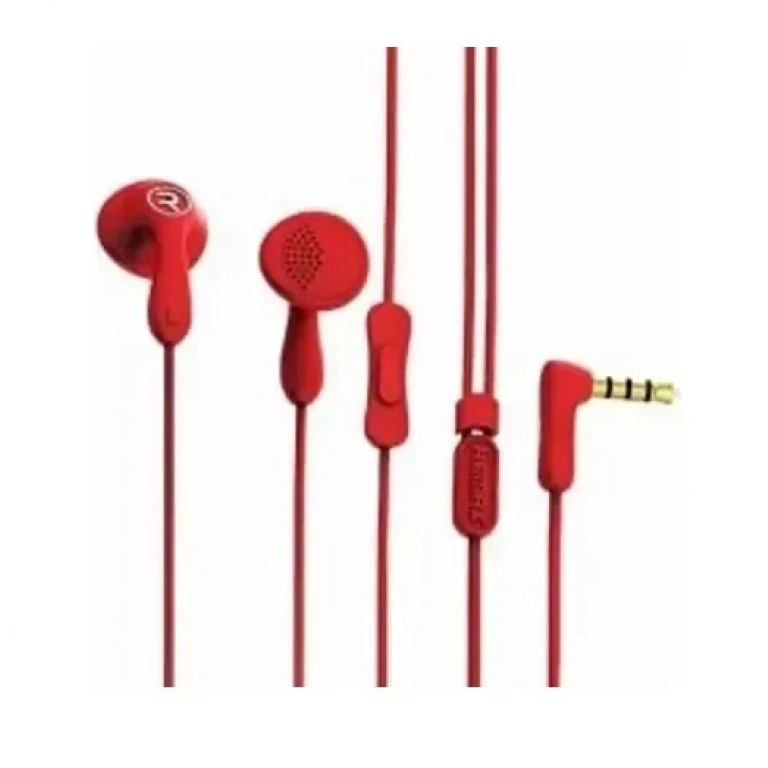 Remax RM-301 Earbuds Handsfree με Βύσμα 3.5mm Κόκκινο