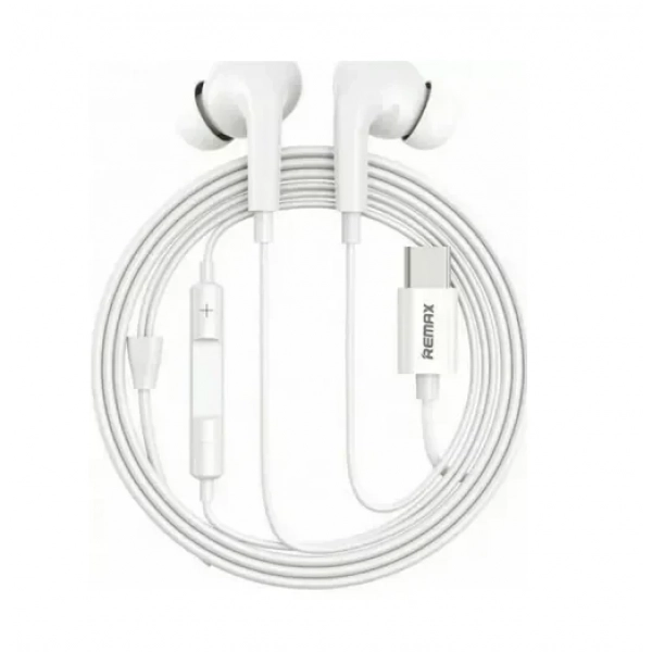Remax AirPlus Pro RM-533 In-ear Handsfree με Βύσμα USB-C Λευκό