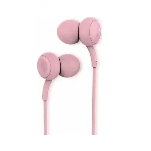 Remax RM-510 In-ear Handsfree με Βύσμα 3.5mm Ροζ