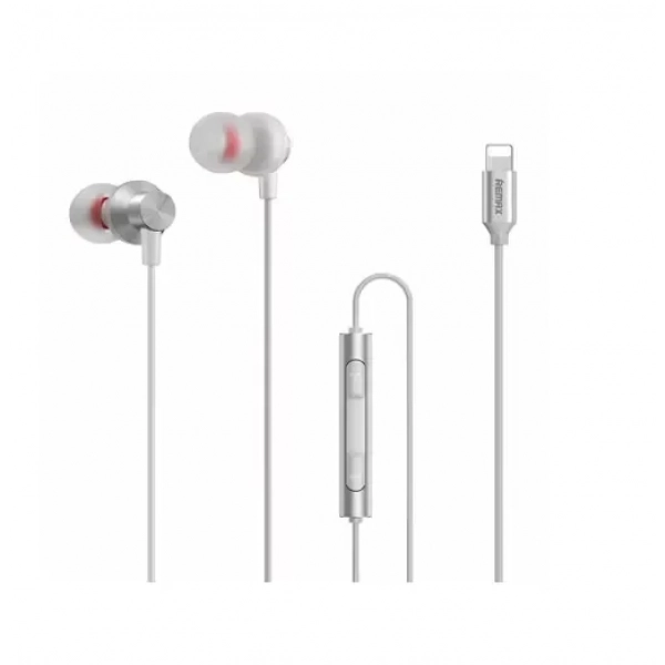 Remax RM-560i In-ear Handsfree με Βύσμα Lightning Λευκό