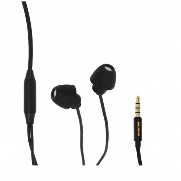 Remax RM-208 In-ear Handsfree με Βύσμα 3.5mm Μαύρο