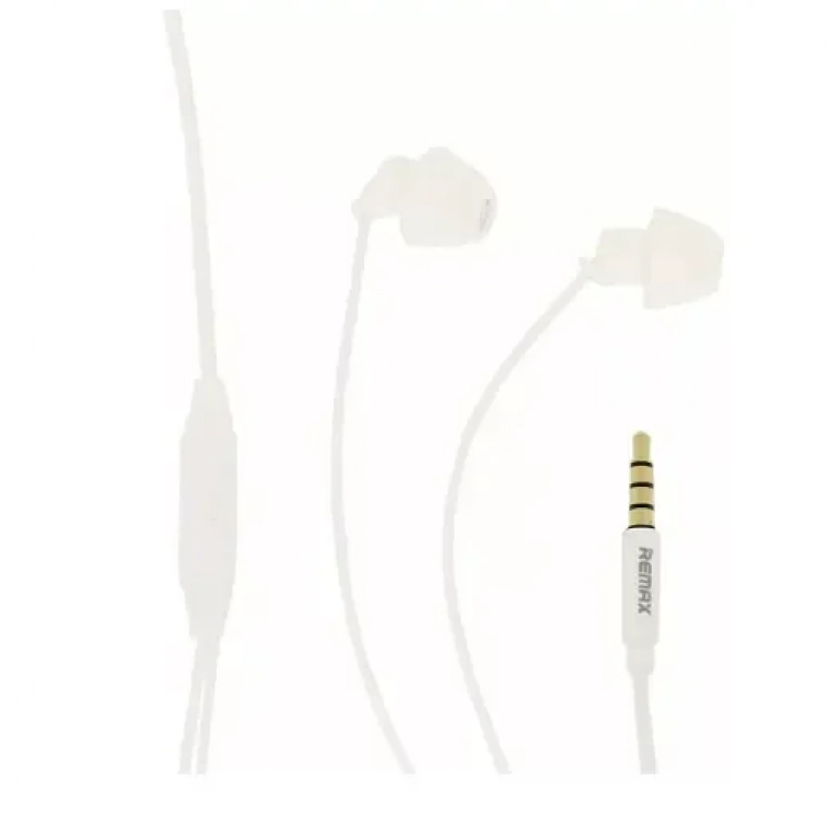 Remax RM-208 In-ear Handsfree με Βύσμα 3.5mm Λευκό