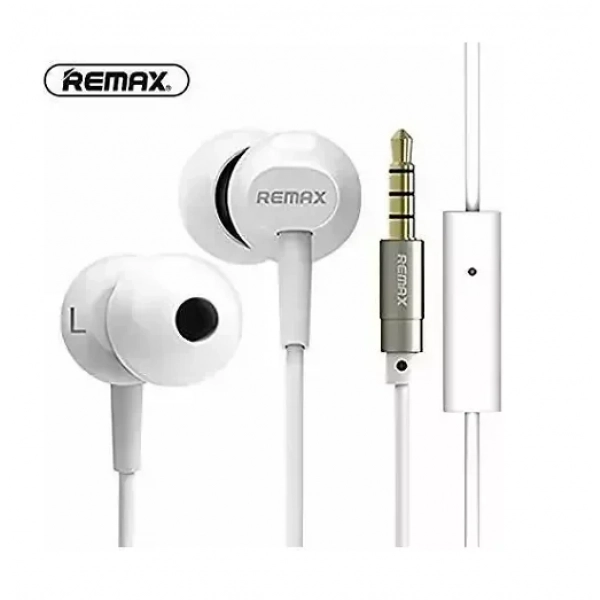Remax RM-605 In-ear Handsfree με Βύσμα 3.5mm Λευκό