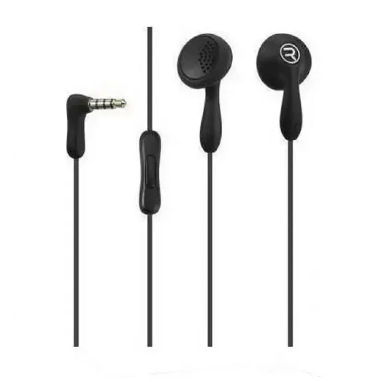 Remax RM-301 Earbuds Handsfree με Βύσμα 3.5mm Μαύρο