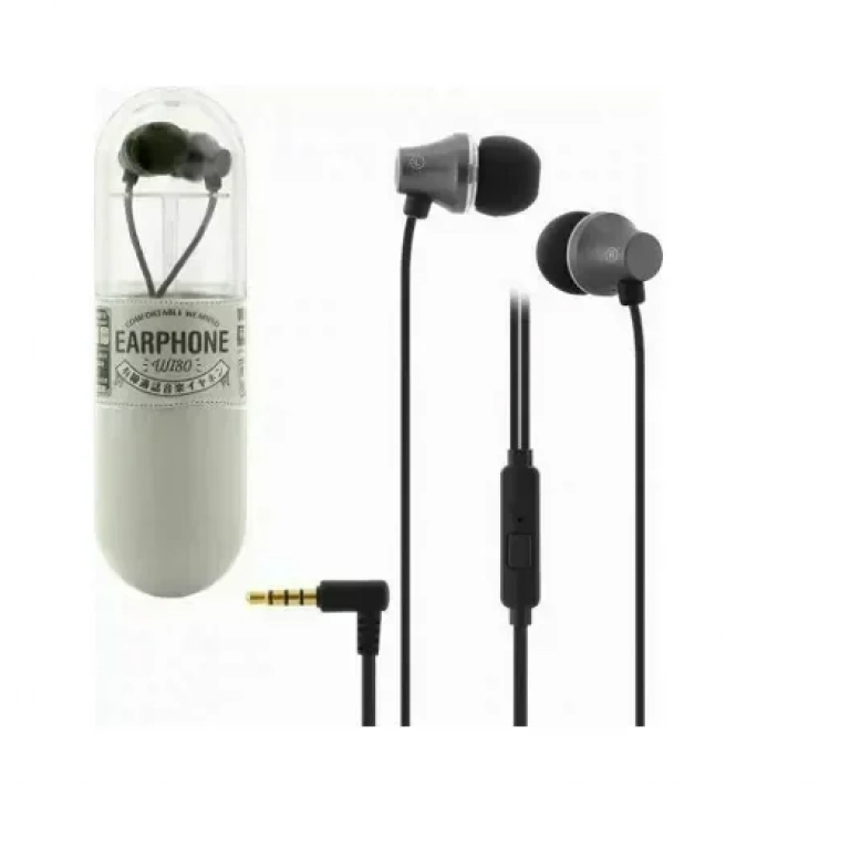 Remax WI80 In-ear Handsfree με Βύσμα 3.5mm Μαύρο