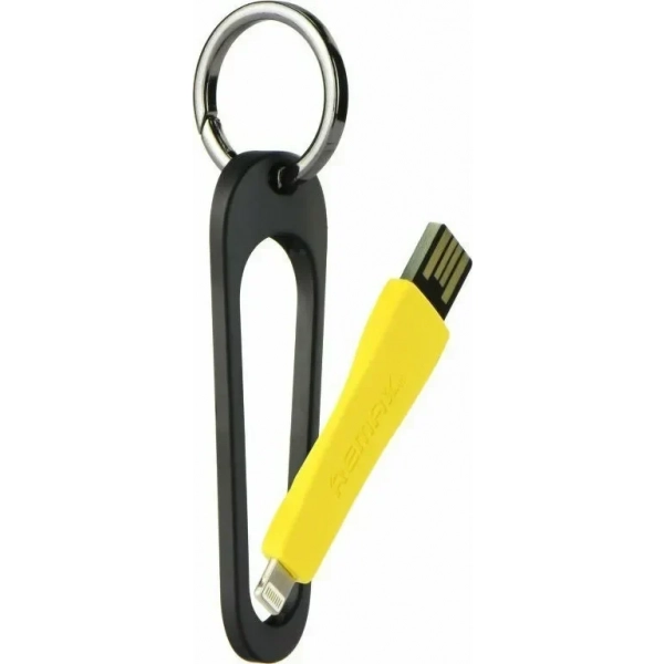 Remax Keychain USB to Lightning Cable Κίτρινο (Rings)