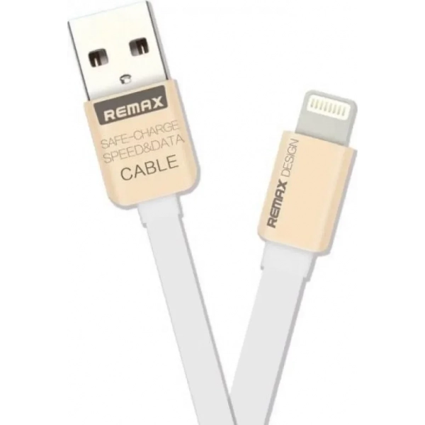 Remax Flat USB to Lightning Cable Λευκό 1m (KingKong)