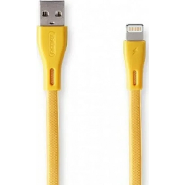 Remax Flat USB to Lightning Cable Κίτρινο 1m (Full Speed Pro)