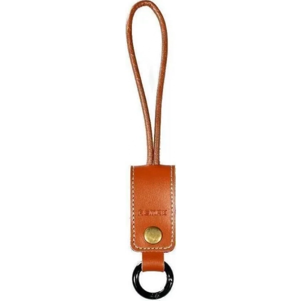 Remax Keychain USB to Lightning Cable Καφέ 0.32m (Western)
