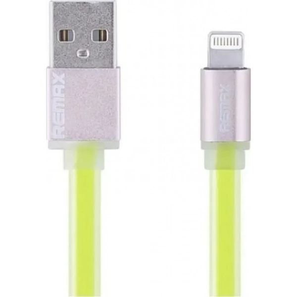 Remax Flat USB to Lightning Cable Πράσινο 1m (Colourful)