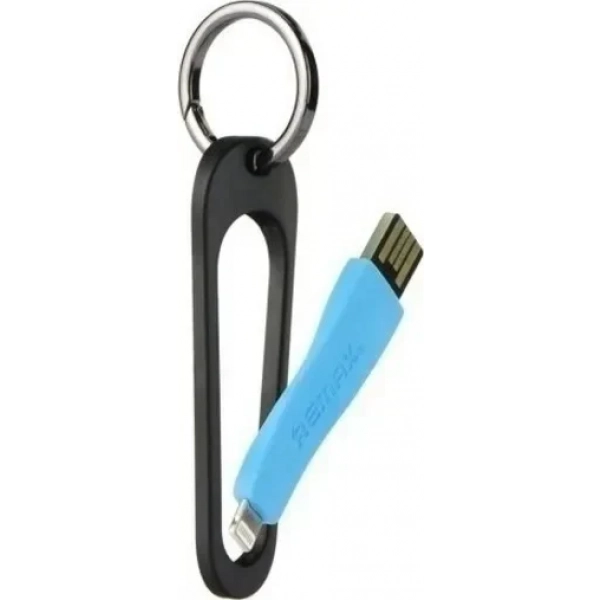 Remax Keychain USB to Lightning Cable Μπλε (Rings)