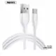 Remax Lesu RC-160a Regular USB 2.0 Cable USB-C male – USB-A male Λευκό 1m ( RC-160a)