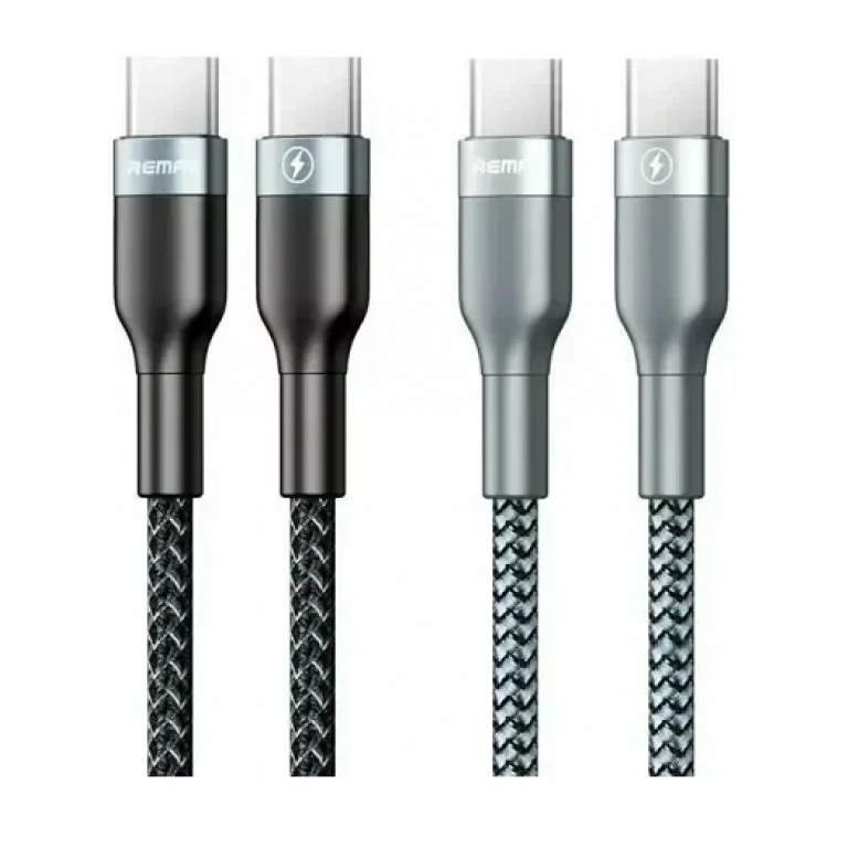 Remax Sury 2 Braided USB 3.0 Cable USB-C male - USB-C male Μαύρο 1m (RC-010)