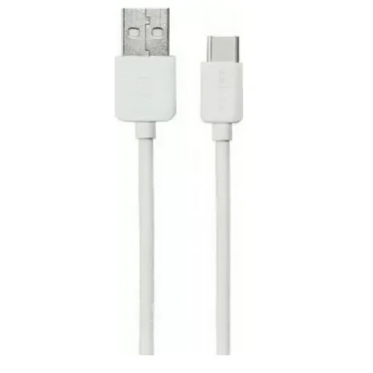 Remax Regular USB 2.0 Cable USB-C male – USB-A male Λευκό 1m (Light)