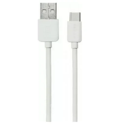 Remax Regular Usb 2.0 Cable Usb-C Male - Usb-A Male Λευκό 1M (Light)