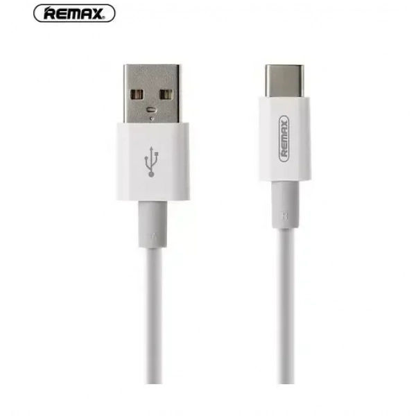 Remax Regular USB 2.0 Cable USB-C male – USB-A male Λευκό 1m (Super Fast)