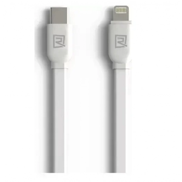 Remax Flat USB 3.1 Cable USB-C male – Lightning Λευκό 1m (Style 01)