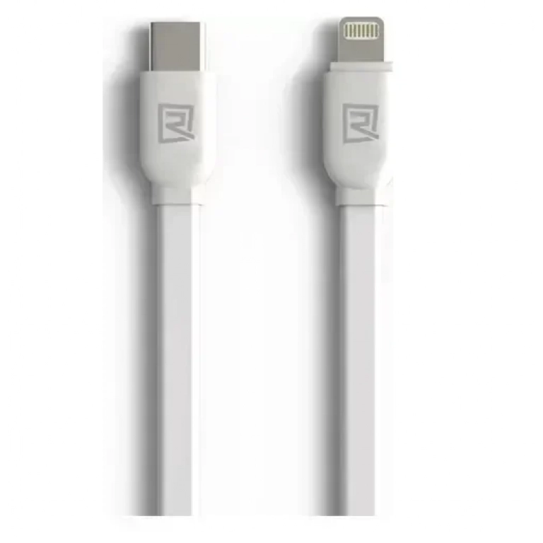 Remax Flat USB 3.1 Cable USB-C male – Lightning Λευκό 1m (Style 01)
