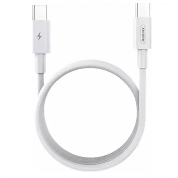 Remax USB 2.0 Cable USB-C male – USB-C male Λευκό 2m (RC-183c)