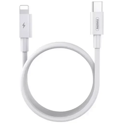 Remax Rc-175I Usb 2.0 Cable Usb-C Male - Lightning Λευκό 1M