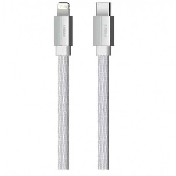 Remax USB 2.0 Cable USB-C male - Lightning Λευκό 1.0m (Kerolla)