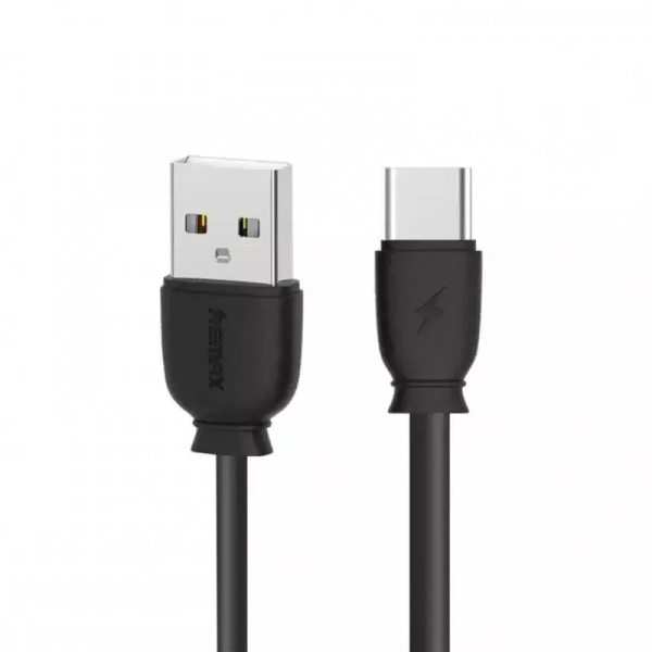 Remax RC134A USB 2.0 Cable USB-C male - USB-A male Μαύρο 1m
