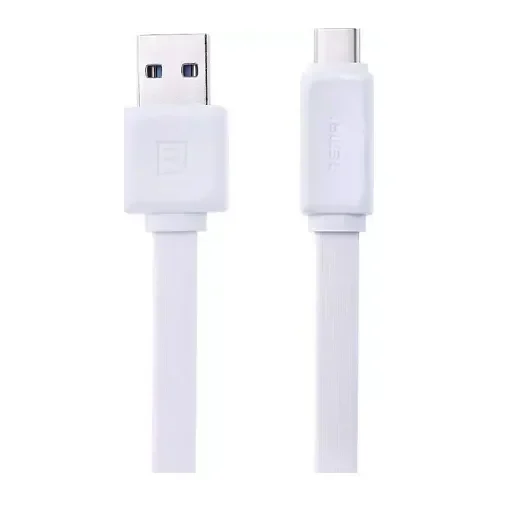 Remax Flat Usb 3.0 Cable Usb-C Male - Usb-A Male Λευκό 1M (Fast)