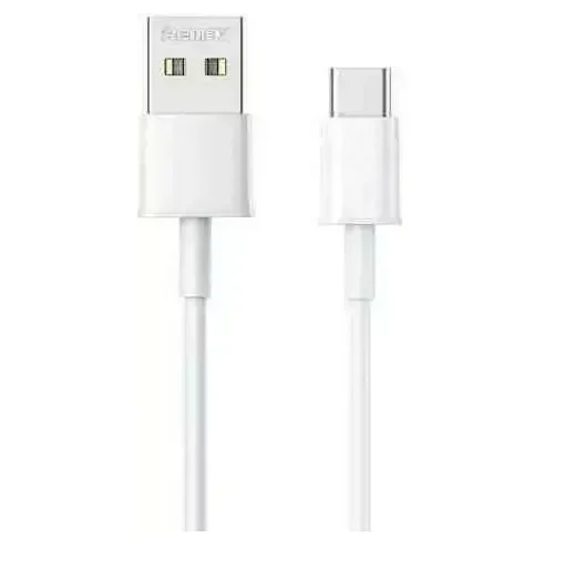 Remax Rc-163A Usb 2.0 Cable Usb-C Male - Usb-A Male Λευκό 1M