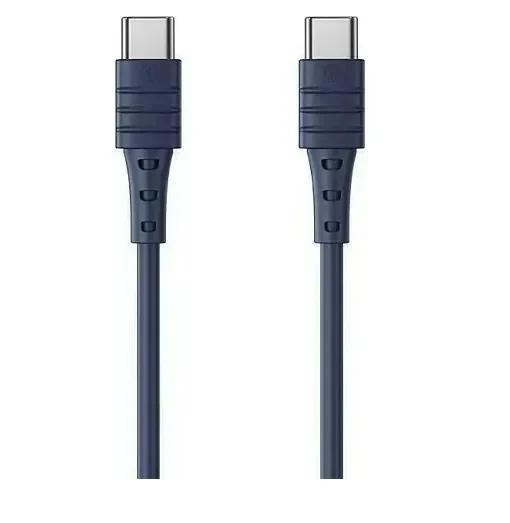 Remax Rc-068 Usb 2.0 Cable Usb-C Male - Usb-C Male Μπλε 1M