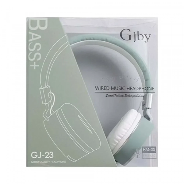 Gjby GJ-23 Ενσύρματα On Ear Ακουστικά Πράσινα