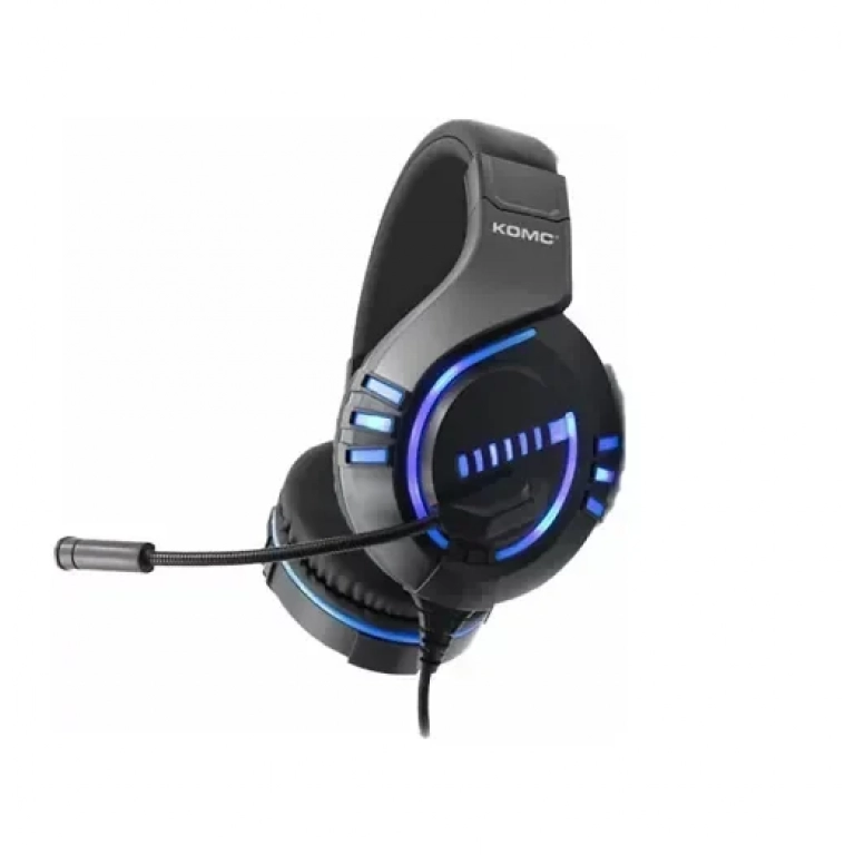 Komc G325 Over Ear Gaming Headset Black/Blue (3.5mm / USB)