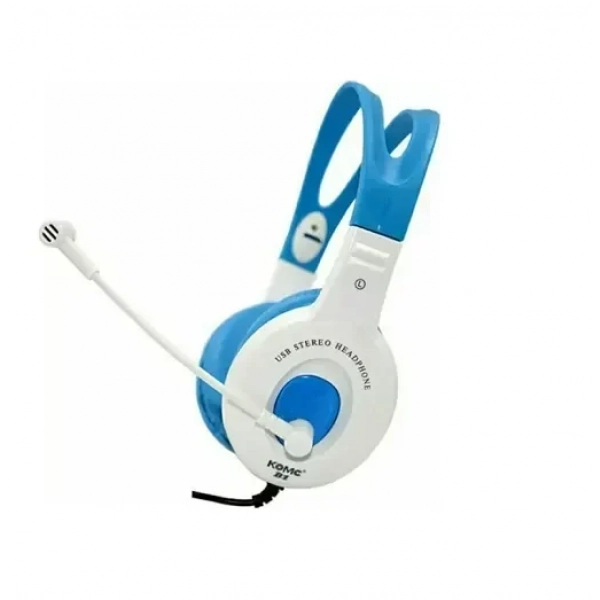 Komc B1 Over Ear Gaming Headset Blue (USB)
