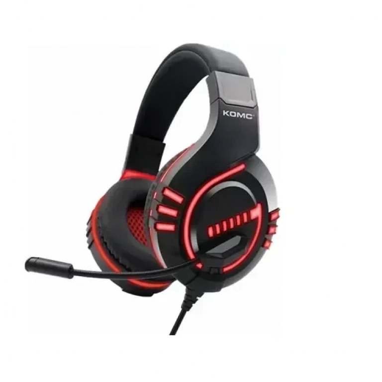 Komc G325 Over Ear Gaming Headset Black/Red (3.5mm / USB)