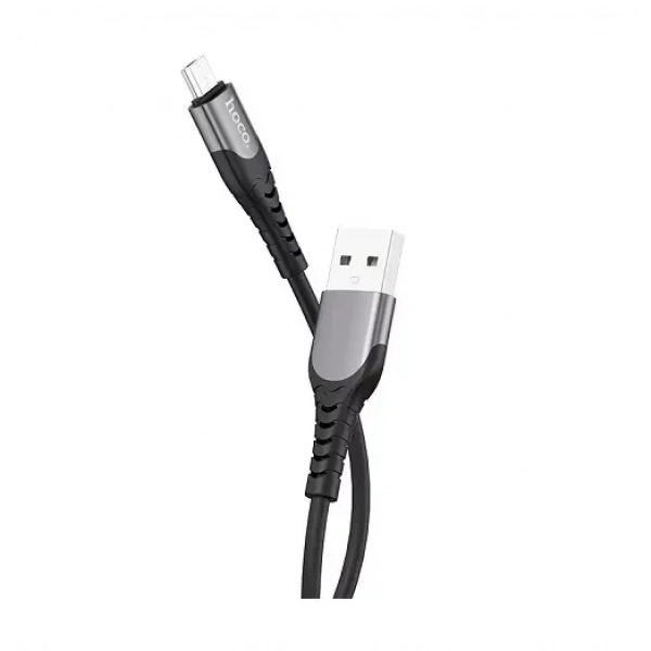 Hoco Regular USB 2.0 to micro USB Cable Μαύρο 1.2m (U80)