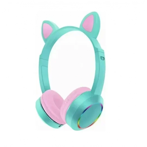 AKZ-K24 Ασύρματα Bluetooth On Ear Ακουστικά Τιρκουάζ