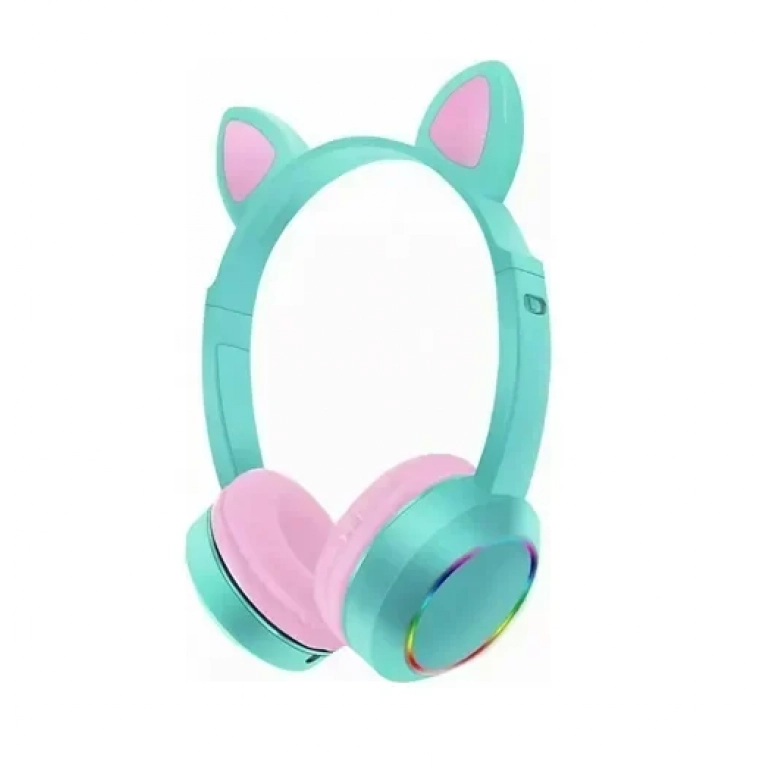AKZ-K24 Ασύρματα Bluetooth On Ear Ακουστικά Τιρκουάζ