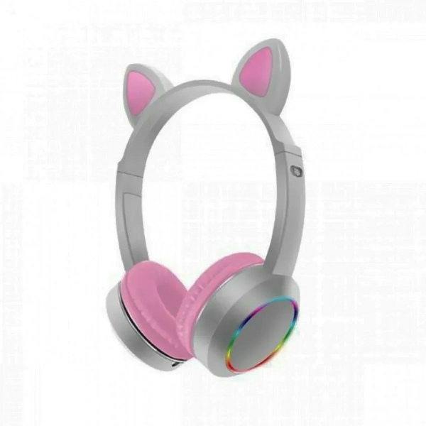 AKZ-K24 Ασύρματα Bluetooth On Ear Ακουστικά Γκρι