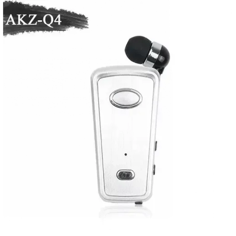 AKZ-Q4 In-ear Bluetooth Handsfree Λευκό