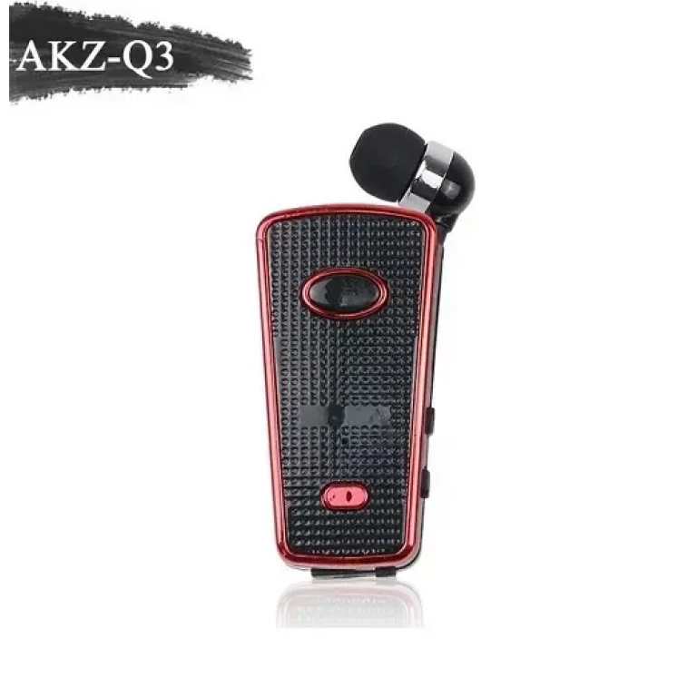 AKZ-Q3 In-ear Bluetooth Handsfree Κόκκινο