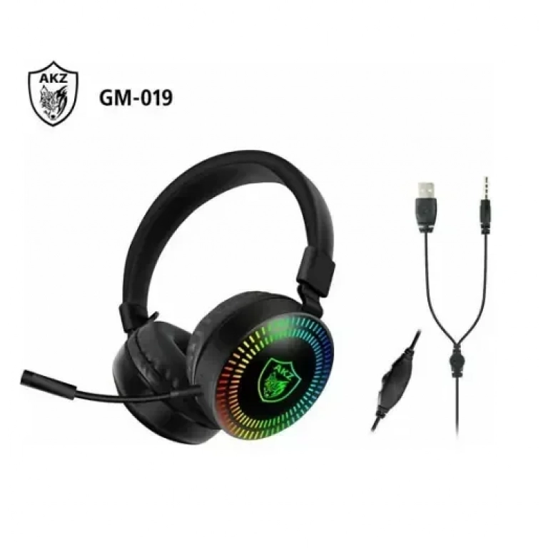 GM-019 Over Ear Gaming Headset (3.5mm / USB)