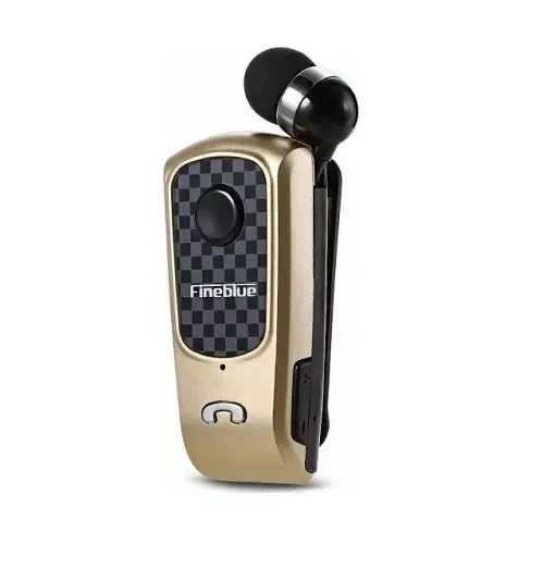 Fineblue F Plus In-Ear Bluetooth Handsfree Χρυσό