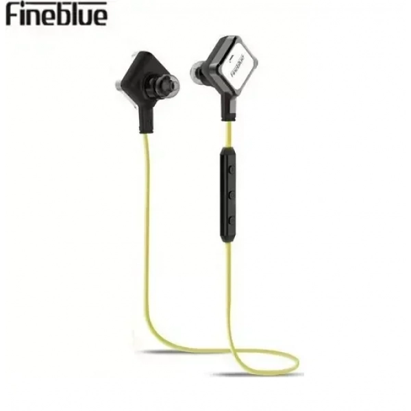 Fineblue FA-90 In-ear Bluetooth Handsfree Κίτρινο