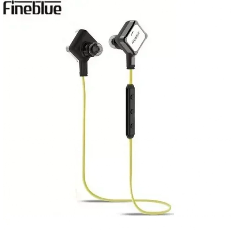 Fineblue FA-90 In-ear Bluetooth Handsfree Κίτρινο